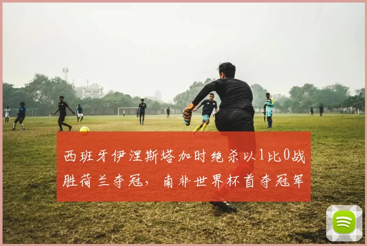 西班牙伊涅斯塔加时绝杀以1比0战胜荷兰夺冠，南非世界杯首夺冠军